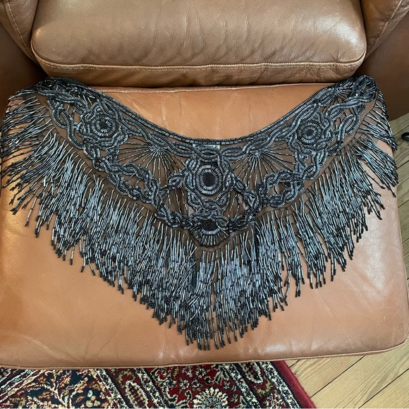 Sharmark Las Vegas Vintage Beaded Shawl - Picture 7 of 7